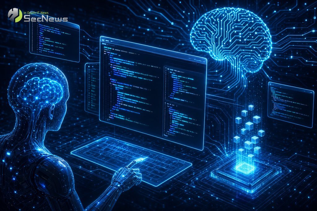 Anthropic: The first AI-orchestrated cyberattack used the Claude Code to spy on 30 targets 2 Abstract illustration of autonomous code execution by an AI agent