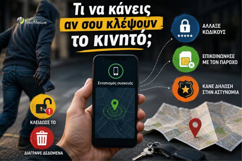 Τι να κάνεις αν σου κλέψουν το smartphone