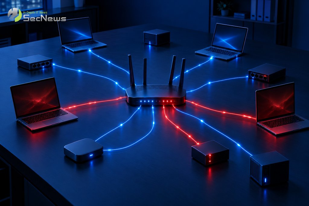 Risk to the corporate network via router