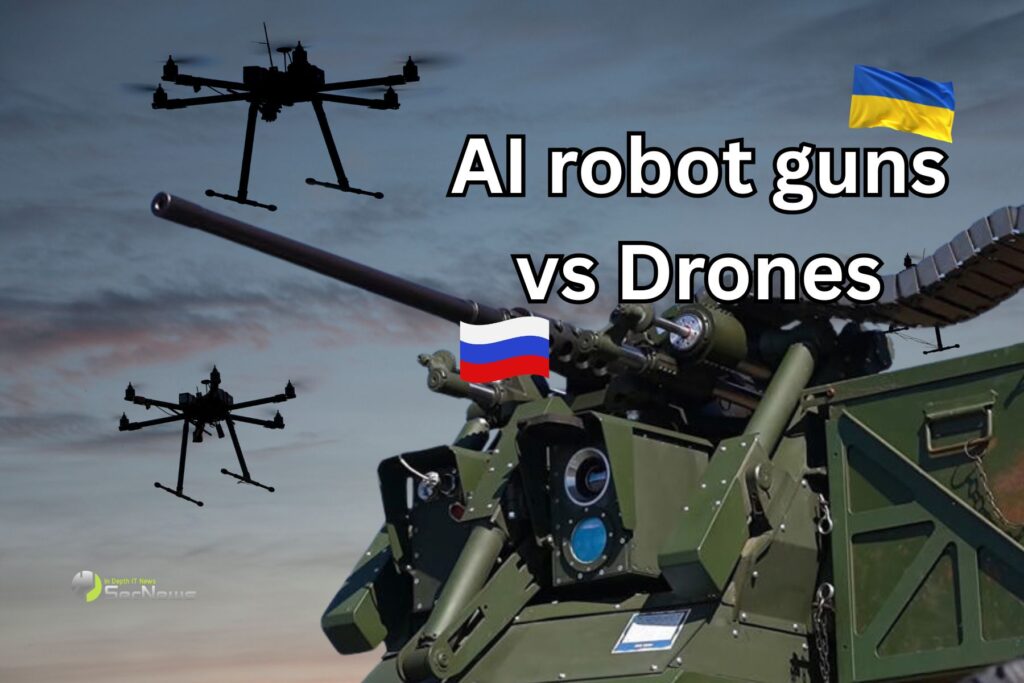 AI robots with machine guns protect Kiev from Russian drones 1 AI robots with machine guns protect Kiev from Russian drones