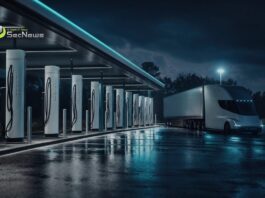 Article image: Tesla opens 14 Semi Megacharger stalls between Atlanta and Savannah